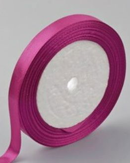 Panglica din satin fucsia inchis 3.5m