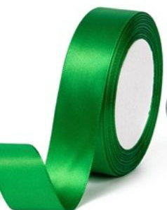 Panglica din satin verde 2.5m