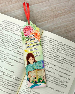 Semn de carte personalizat profesoara / invatatoare / educatoare - martisor
