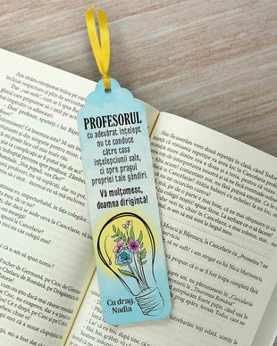Semne de carte personalizate profesoara / diriginta