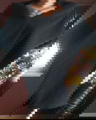 ESARFA /PELERINA SCURTA ,VINTAGE,ANII 60 ,BLEND LANA SI BLANA ARTIFICIALA