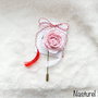 Pin mărțișor: Bujor