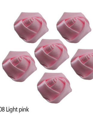 Mini trandafiri satin roz deschis