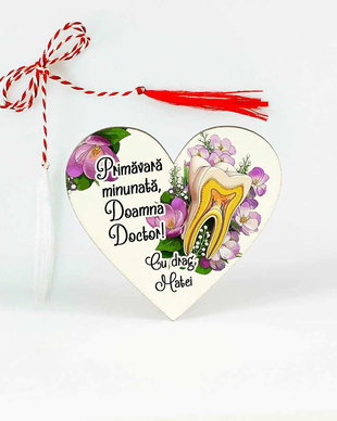 Martisor personalizat medic/doctor stomatolog