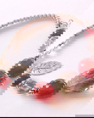 Bratara cuart fumuriu si carneol