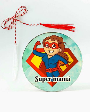 Martisor personalizat super mama