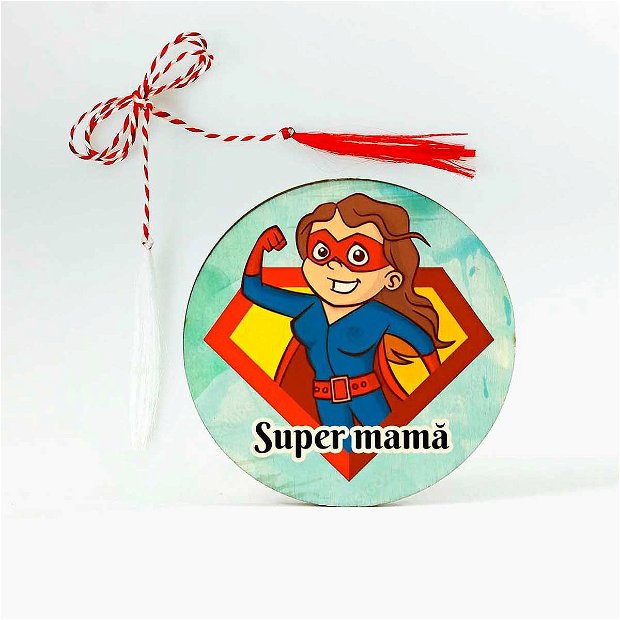 Martisor personalizat super mama