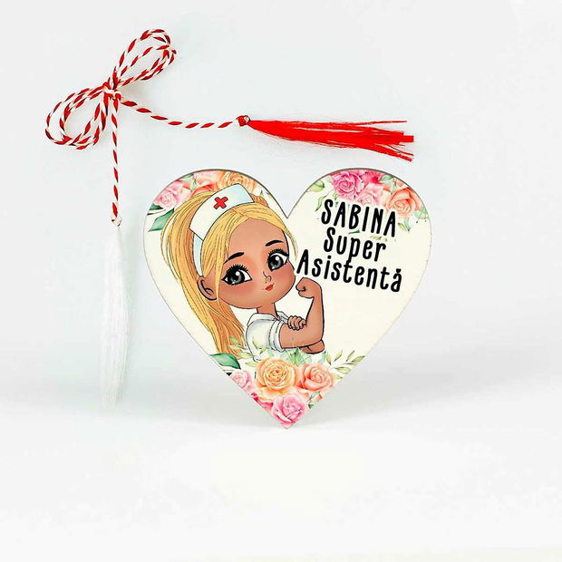 Martisor personalizat super asistenta