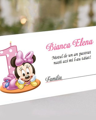 Plic bani Aniversare Fetita