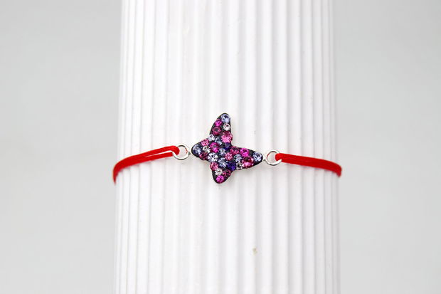 Bratara reglabila Swarovski / Argint 925  My Butterfly / Fluturasul meu