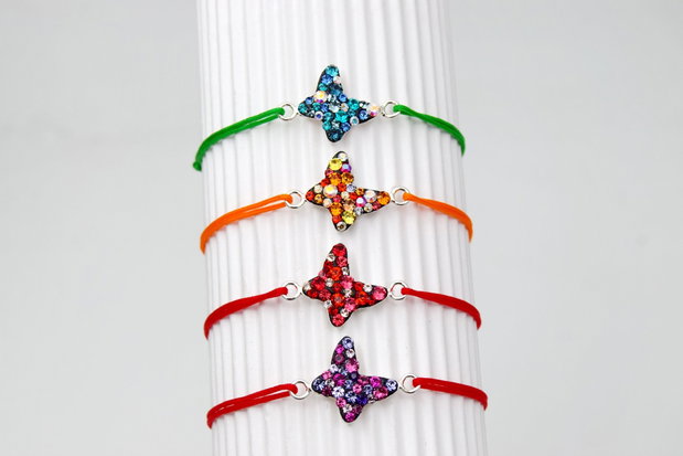 Bratara reglabila Swarovski / Argint 925  My Butterfly / Fluturasul meu