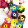 Flori colorate crosetate manual
