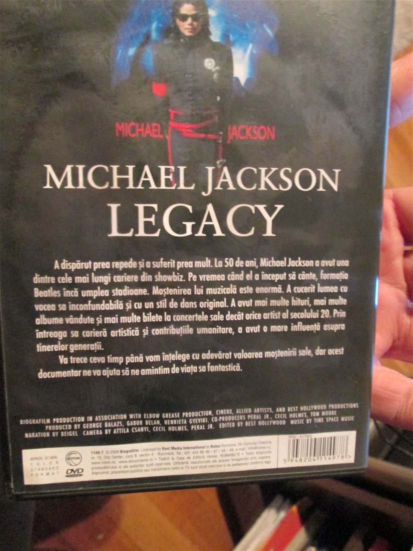 DVD Michael Jackson Legacy