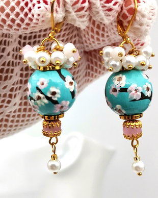 Cercei - Sakura Turquoise