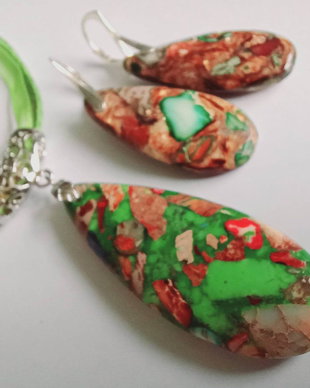 Gold Copper Bornite Jasper ~ Color Sea Sediment