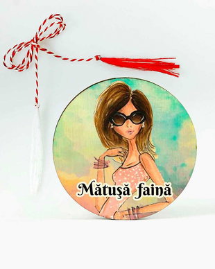Martisor personalizat matusa, sora, cumnata