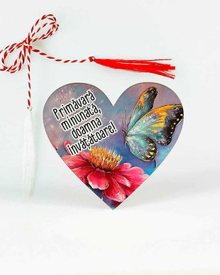 Martisor educatoare/invatatoare clasa fluturasilor