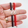 Set bratari reglabile / Love Forever / Infinit / Argint 925