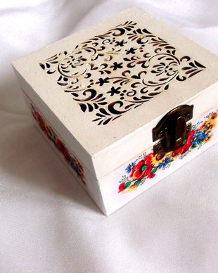 cutie lemn decorata 42691