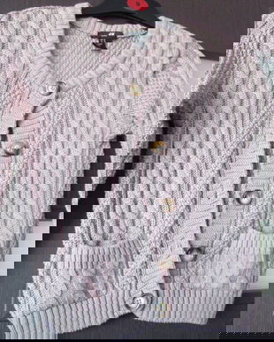 jerseu bej H&M super XS