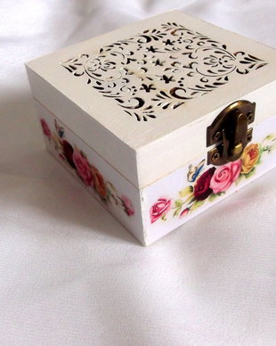 cutie lemn decorata 42690