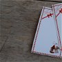 Cartonas martisor, 9x5 cm, 10 buc