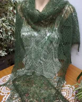 Șal tricotat cu perluţe. 121