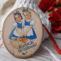 Martisor cu magnet pentru bunica