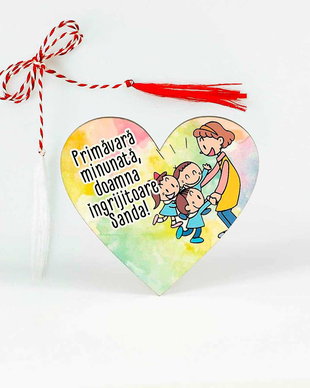 Martisoare lemn personalizate cu nume