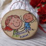 Martisor cu magnet pentru mama de baiat