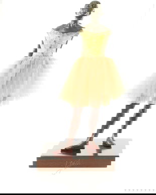 Dansatoare de 14 ani- statueta Art Deco din bronz