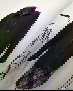 Jacheta imblanita, negru intens