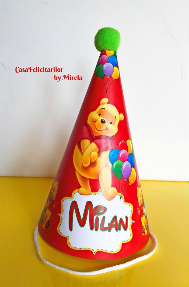 Coif personalizat Winnie the pooh