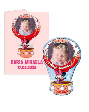 Marturii  botez magnetice balon aer cald Minnie Mouse