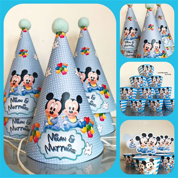 Toppers candy bar baby Mickey mouse-gemeni