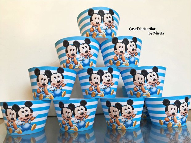 Toppers candy bar baby Mickey mouse-gemeni