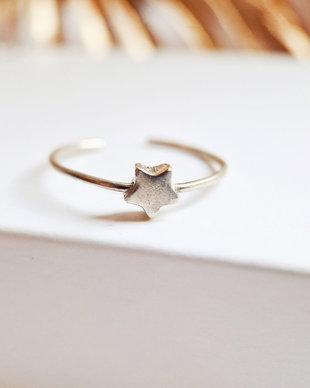 Inel din argint "Silver star" creat manual