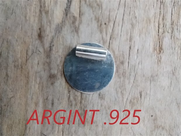 Baza pandantiv argint 925 rodiat, 18 mm