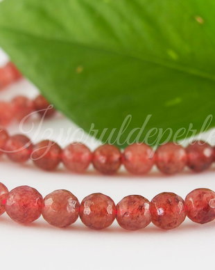Strawberry cuart fatetat, 6mm (0.5sir)