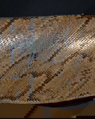 Geanta din piele de cobra