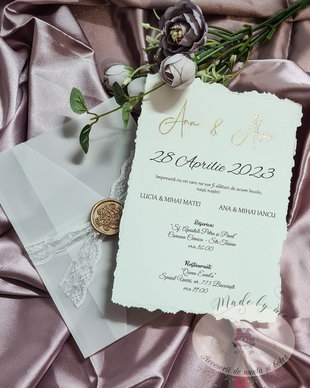 Invitatie nunta Elegance