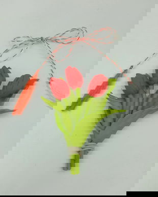 Mărțișor broșă lalele