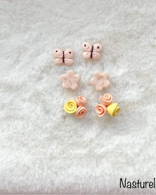 Set cercei: Flori și fluturi