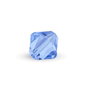 Cristale din sticla, biconice, 2x3 mm, albastre-A14