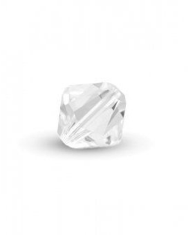 Cristale din sticla, biconice, 2x3 mm, cristal