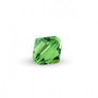 Cristale din sticla, biconice, 3 mm, verde
