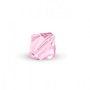 Cristale din sticla, biconice, 3x3.3 mm, roz-A09