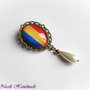 Romania - brosa martisor steag romanesc