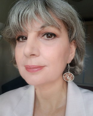 Cercei-Copacul vietii-sarma de cupru argintata,sarma de cupru emailata