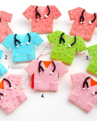 ''Bluza cu stetoscop''-  martisoare brose